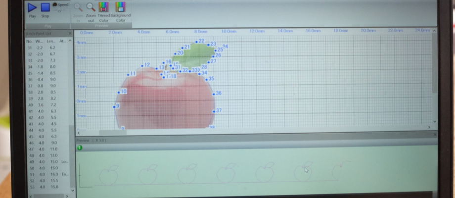 Stitch Composer : utiliser une image de fond pour créer nos propres points