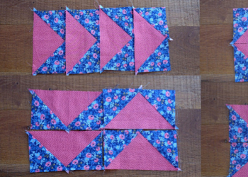 Patchwork : vol d'oies ou flying geese