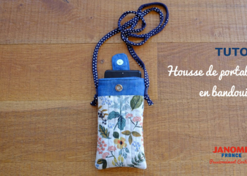 Pochette pour portable à porter en bandouillère