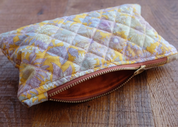 Tuto : trousse matelassée avec fermeture à glissière